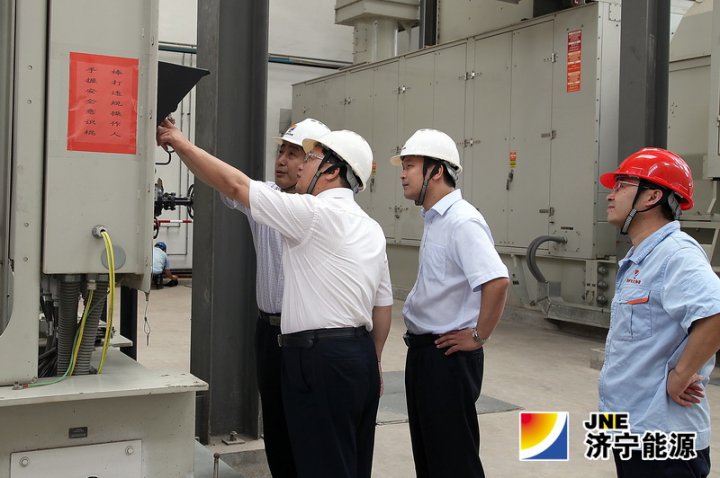 虢洪增到济矿民生热能检查指导工作