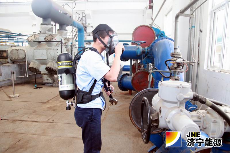 民生热能公司开展煤气泄漏事故演习活动