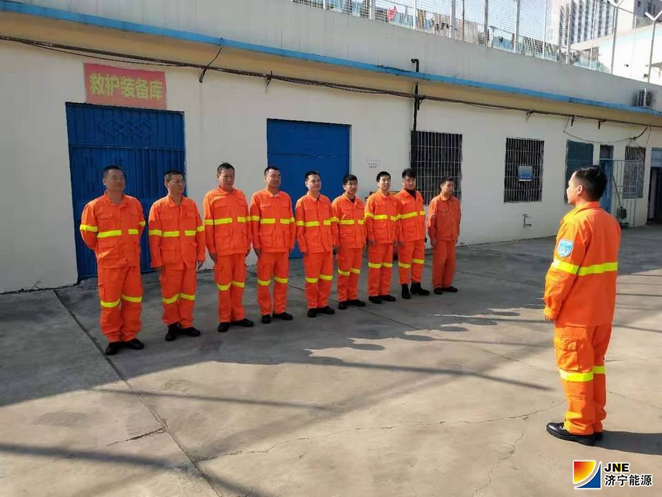 2019年10月15日，金桥煤矿“橙动力”在点兵（赵建兵 摄）.jpg