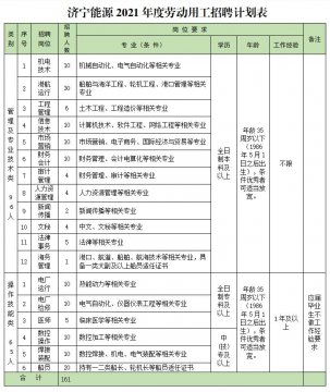九游官方网站2021年度劳动用工招聘简章