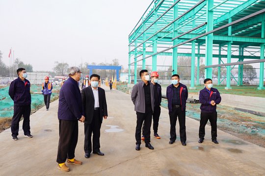 集团公司纪委督导组到钢铁物流加工基地项目检查指导工作