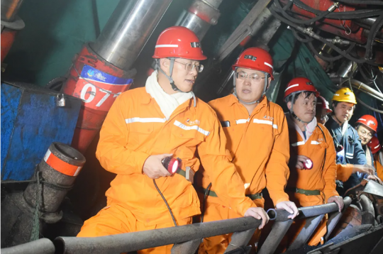 王崇景到运河煤矿调研指导工作