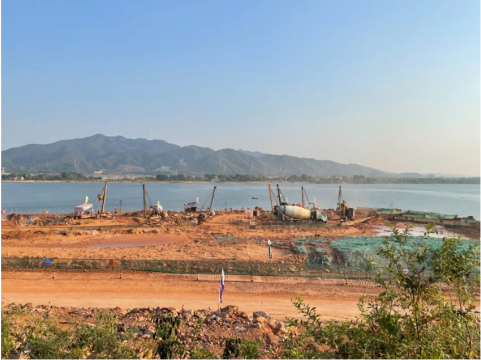 港建公司丨江西项目浇筑复工第一车混凝土